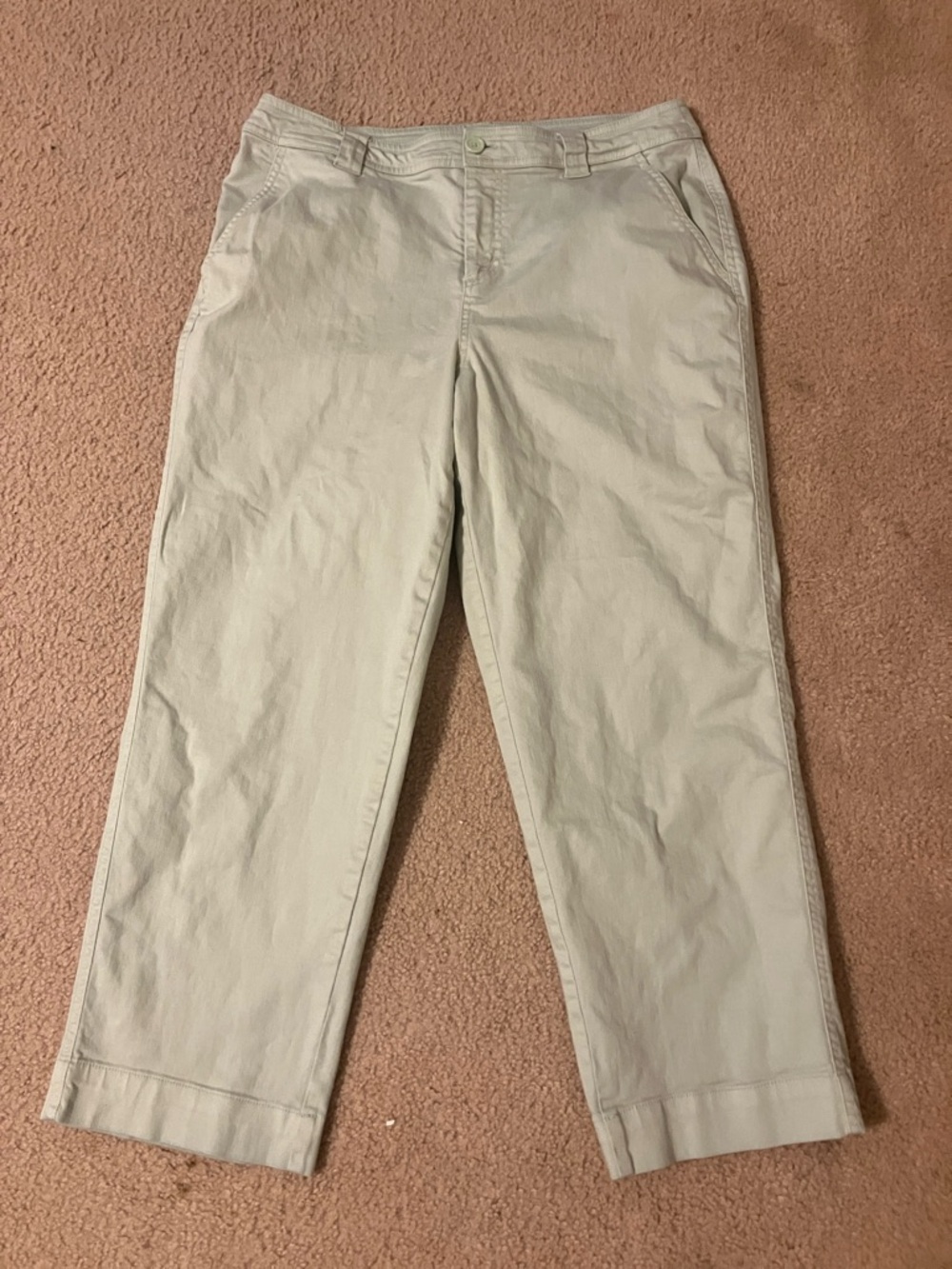 a new day Women’s  Mint Green Stretch Waist Pants Size 12